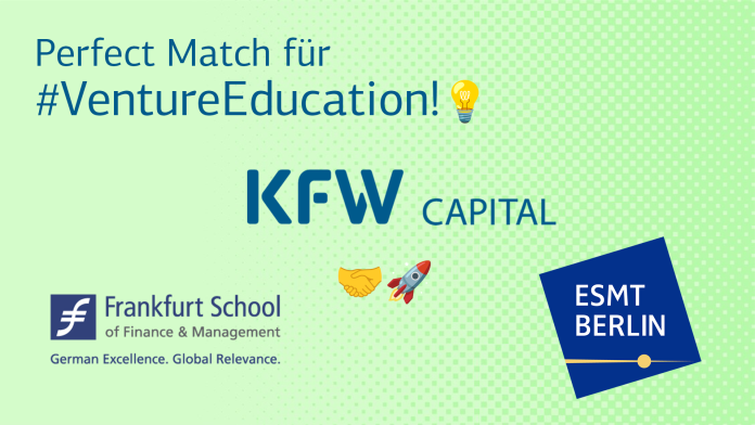 Grafik zur WIN Initiative - Venture Education: KfW kooperiert mit Wirtschaftsuniversitäten